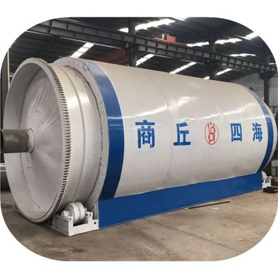 15타이어 플라스틱과 고무에서 폐기물을 연료유로 변환하는.5kw 피로리시 기계