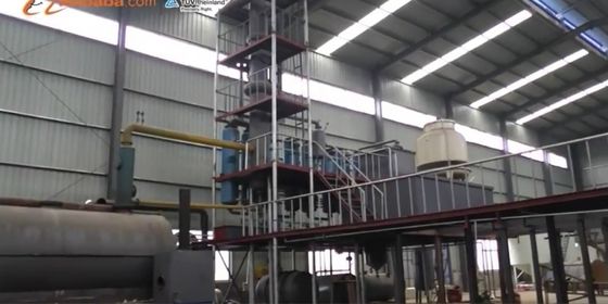 디젤 생산을 위한 완전 자동 16KW 연속 원유 증류 기계