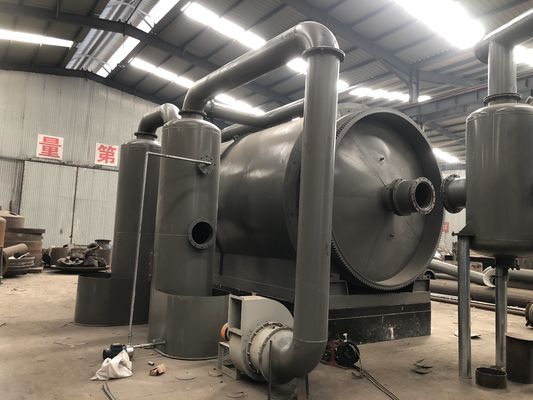 상위 폐기물 플라스틱 타이어 고무 기름 에너지 연료 오일 기계로 슬라드 30000 kg 무게