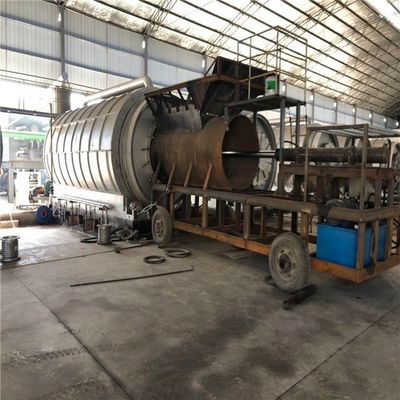 36000 KG CE ISO와 함께 디젤 연료 오일 피로리시 기계로 고무 타이어 폐기물을 변환