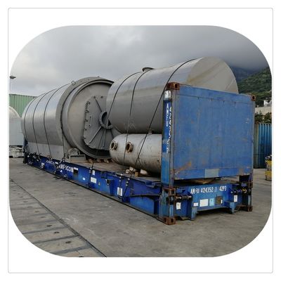 30000kg 무게의 폐기물 타이어에서 연료 오일 피로리시 플랜트