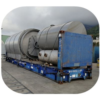 환경 친화적 인 30 T 피롤리시스 타이어 오일 용 촉매 2600mm * 6600mm 크기