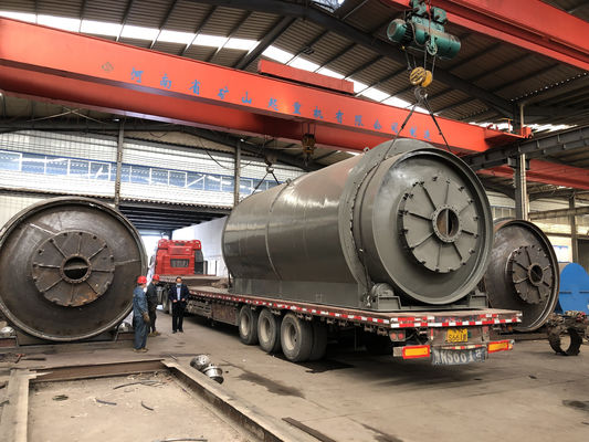 38tons 기계 무게 380V 전압과 고무 기름 재활용 생산 라인
